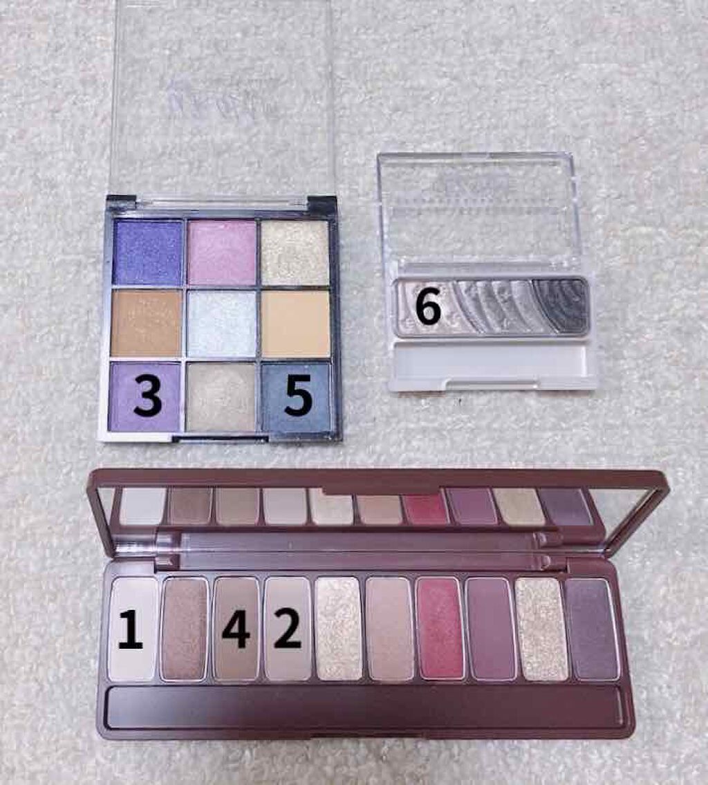 UR GLAM　BLOOMING EYE COLOR PALETTE/U R GLAM/アイシャドウパレットを使ったクチコミ（3枚目）