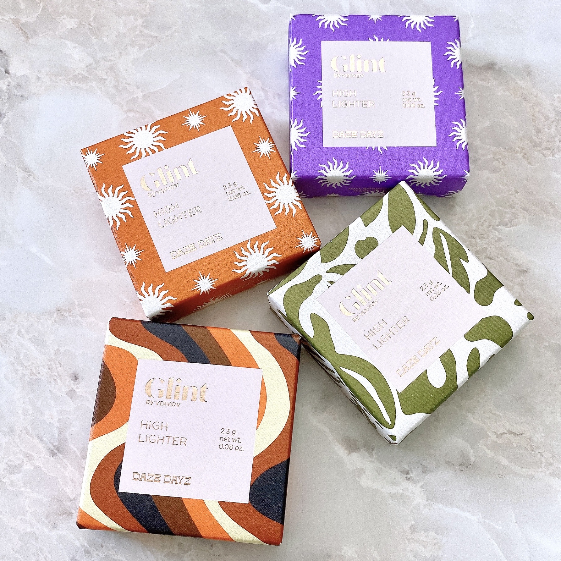 マーブルベイクドハイライター/Glint/パウダーハイライトを使ったクチコミ（3枚目）