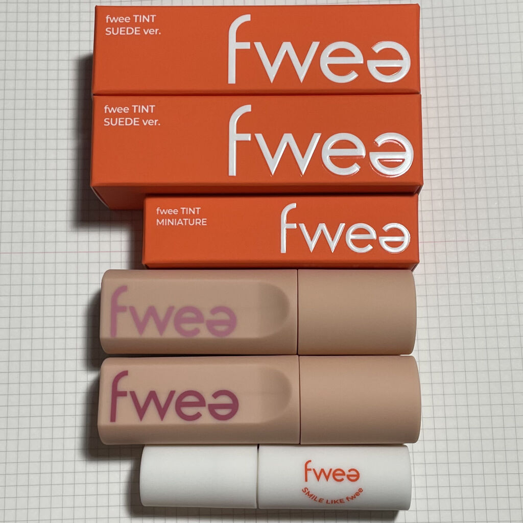 フィーティントスエード/fwee/リップティントを使ったクチコミ（1枚目）