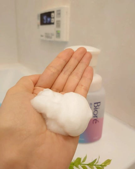 泡クリームメイク落とし/ビオレ/クレンジングクリームを使ったクチコミ(4枚目)