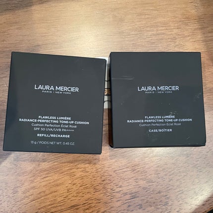 フローレス ルミエール ラディアンス パーフェクティング トーンアップ クッション/ローラ メルシエ/クッションファンデーションを使ったクチコミ(8枚目)