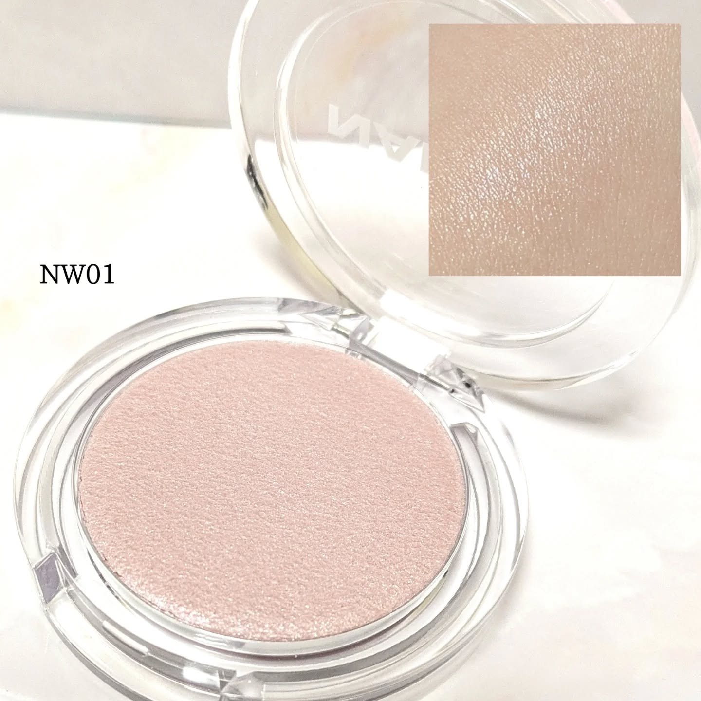 ネーミング フラッフィーベイクド ハイライター/NAMING./パウダーハイライトを使ったクチコミ（2枚目）