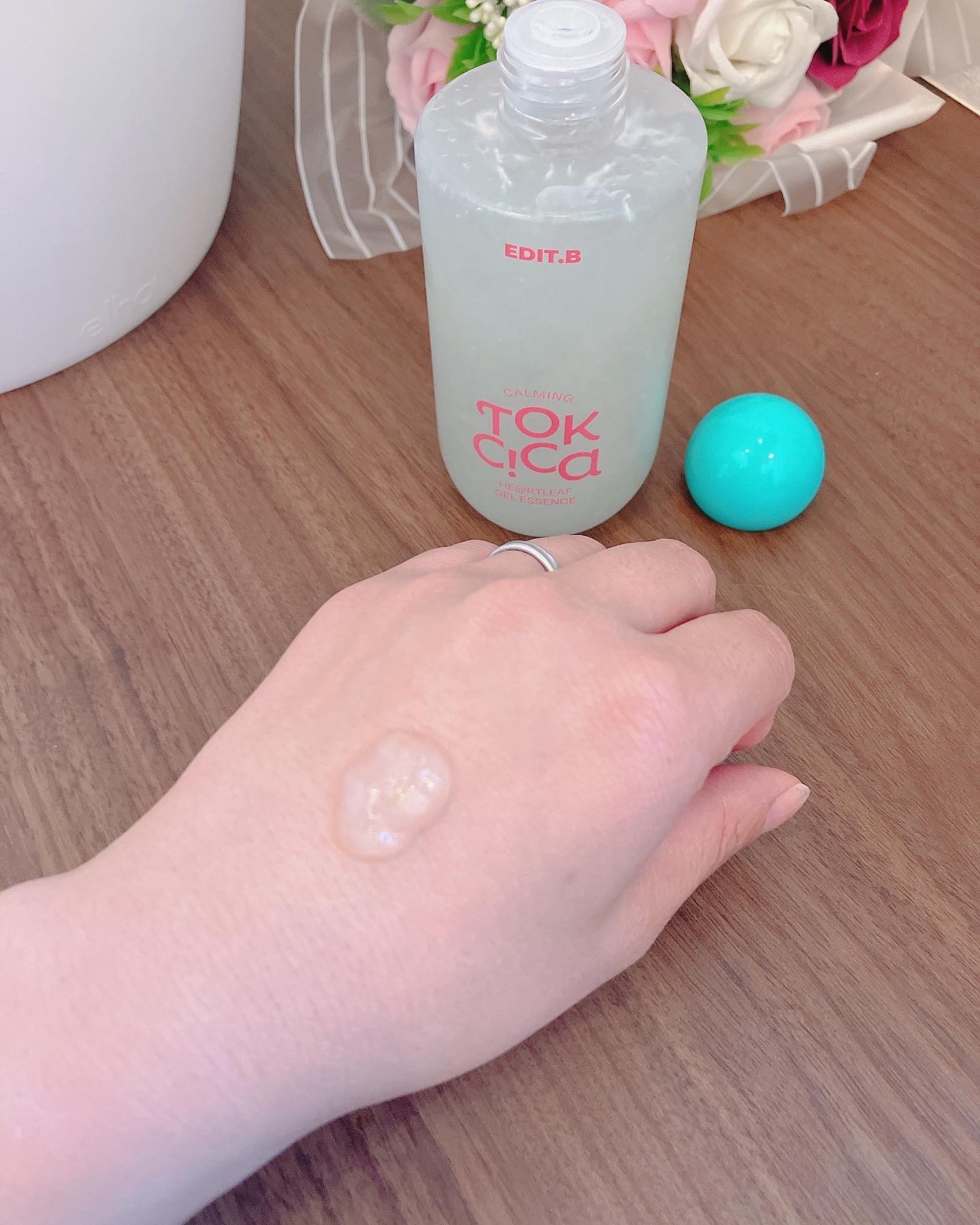 カーミングシカドクダミゲルエッセンス/EDIT.B/美容液を使ったクチコミ（2枚目）