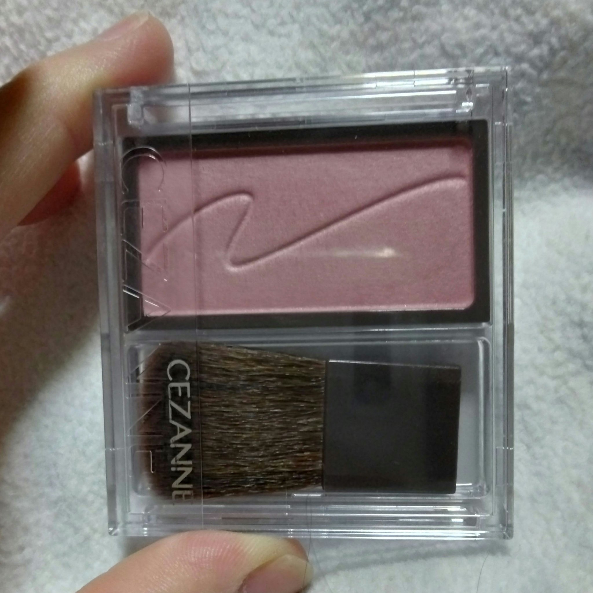 チークブラッシュ/CEZANNE/パウダーチークを使ったクチコミ（1枚目）