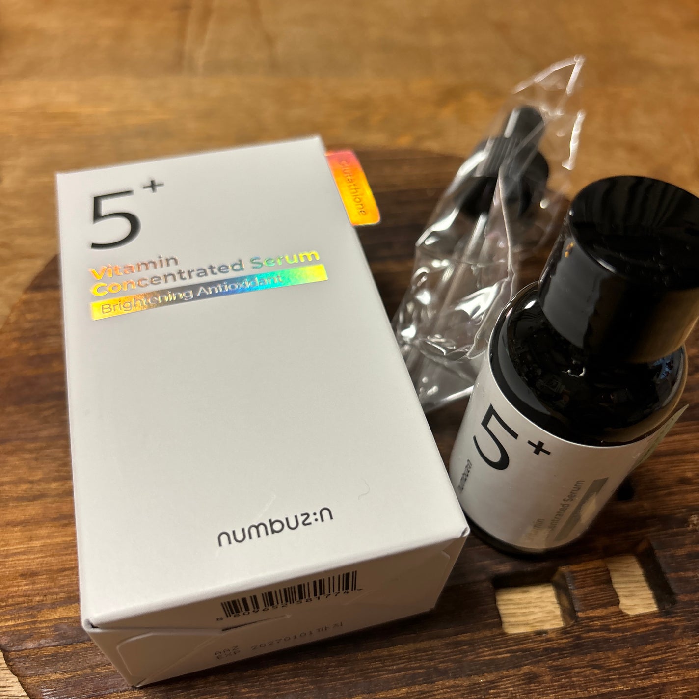 5番 白玉グルタチオンC美容液/numbuzin/美容液を使ったクチコミ(2枚目)