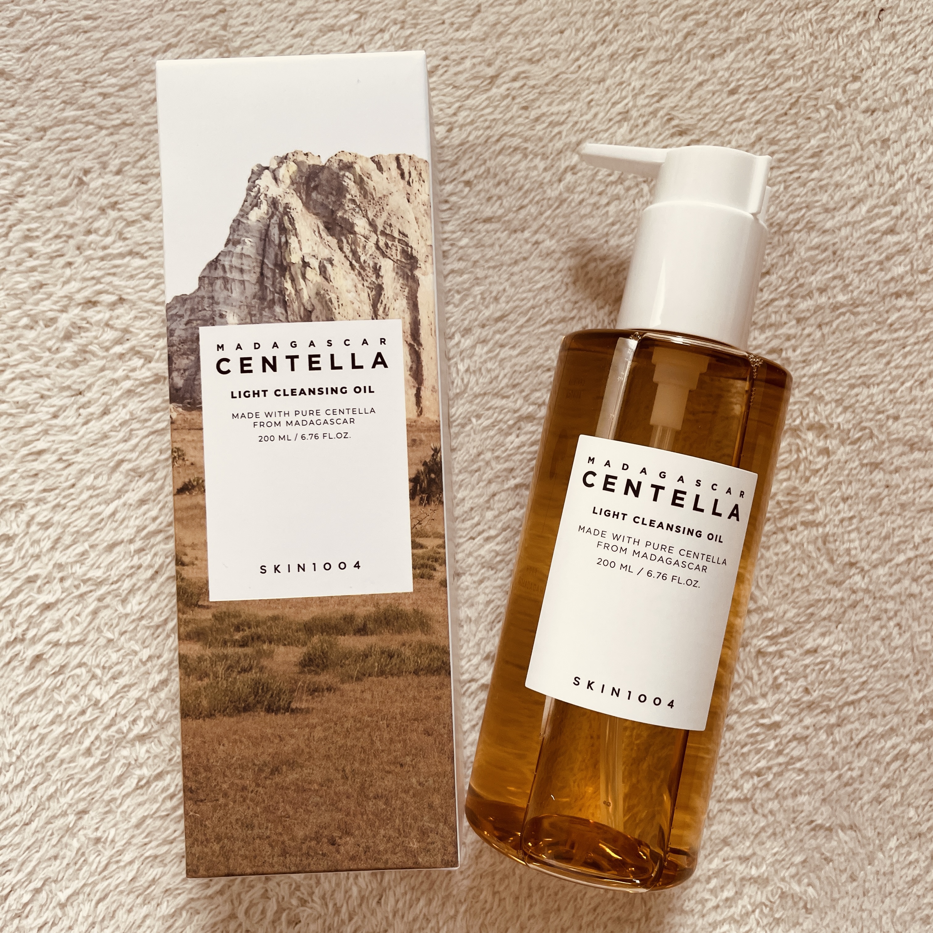 センテラ ライトクレンジングオイル/SKIN1004/オイルクレンジングを使ったクチコミ（1枚目）