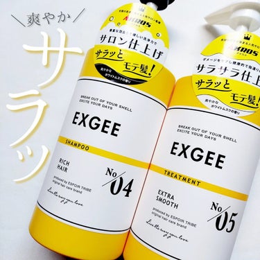 エグジー シャンプー／トリートメント シャンプー 400ml/EXGEE/シャンプー・コンディショナーを使ったクチコミ（1枚目）