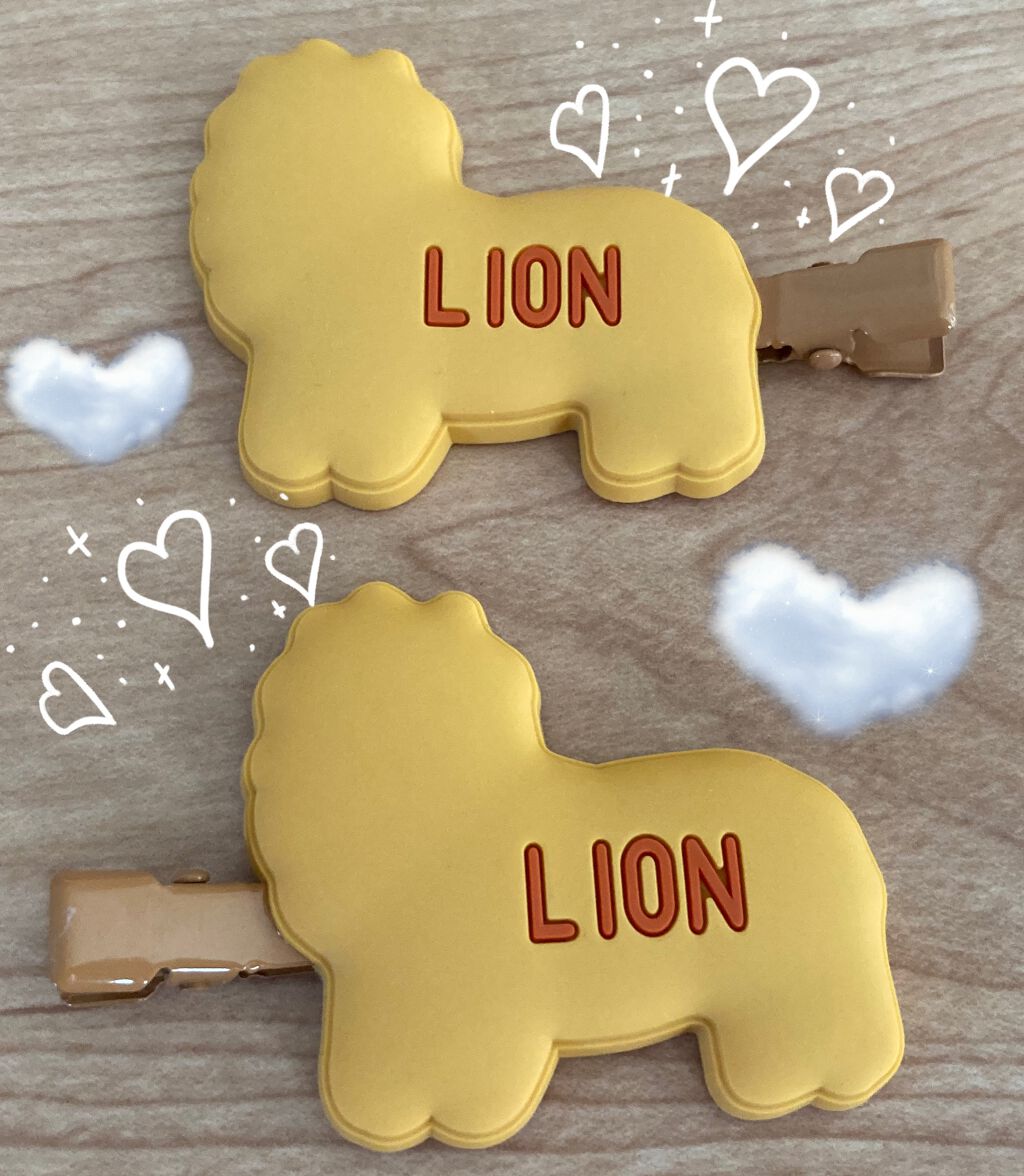 たべっこどうぶつ　前髪クリップ/ギンビス/ヘアアクセサリーを使ったクチコミ（1枚目）