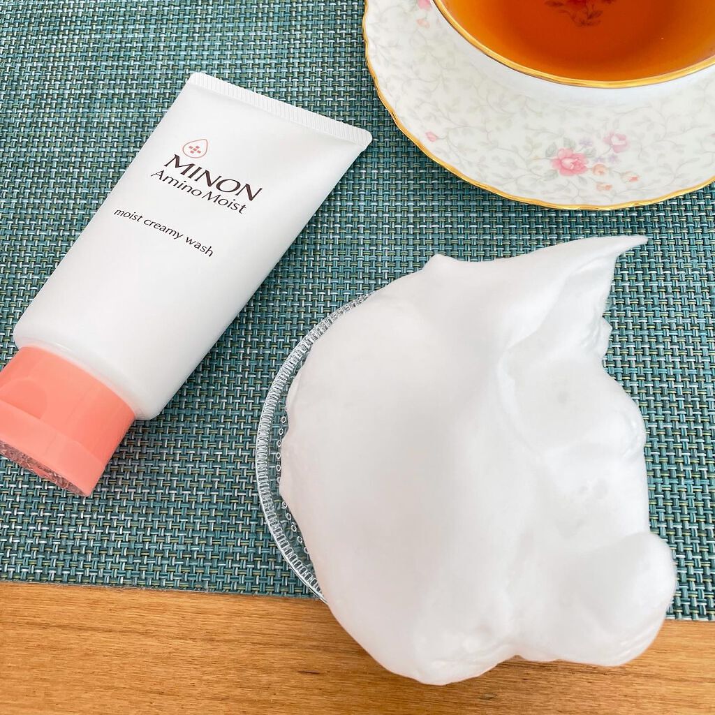 アミノモイスト モイストクリーミィ ウォッシュ/ミノン/洗顔フォームを使ったクチコミ(8枚目)