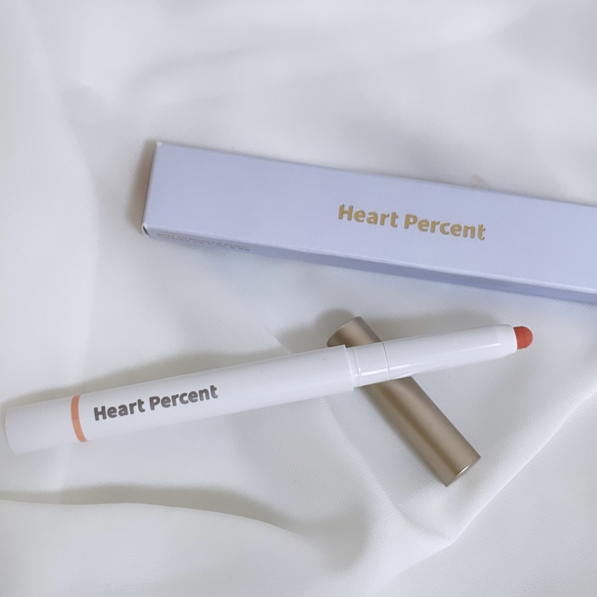 ドットオンムードリップペンシル 05 アプリコットコーラル/Heart Percent/リップライナーを使ったクチコミ（1枚目）