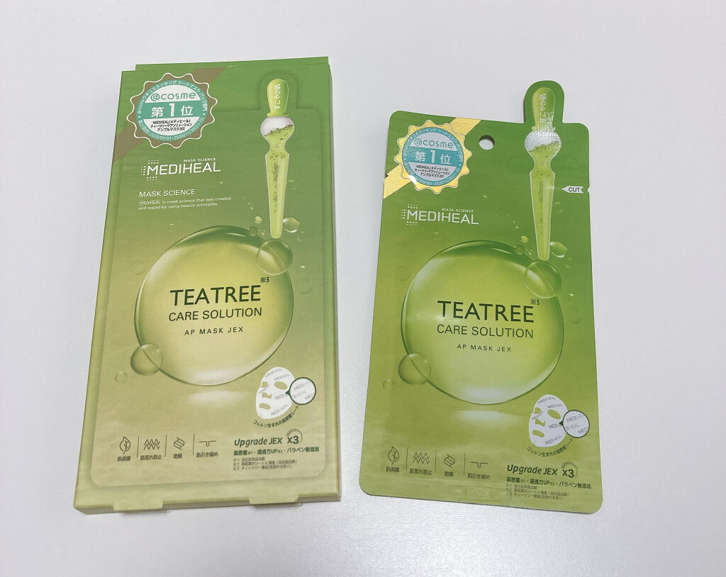 ティーツリーケアソリューション アンプルマスクJEX/MEDIHEAL/シートマスク・パックを使ったクチコミ（1枚目）