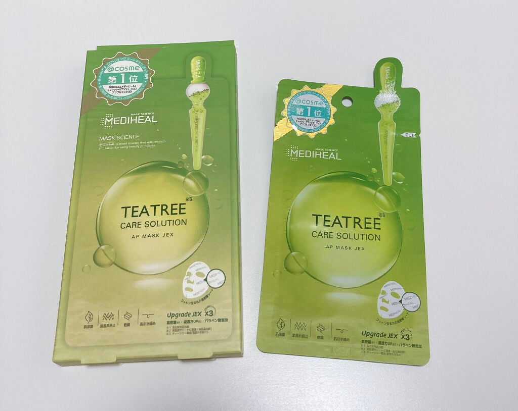 ティーツリーケアソリューション アンプルマスクJEX/MEDIHEAL/シートマスク・パックを使ったクチコミ(1枚目)