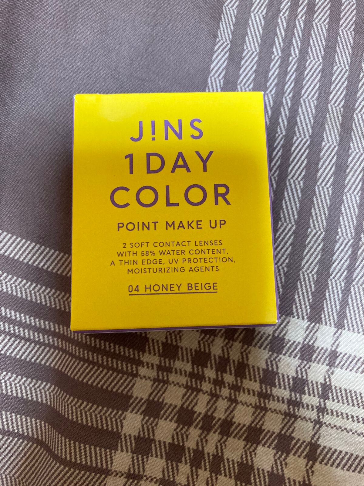 JINS1DAYCOLOR 04  HONEY BEIGE(POINT MAKE UP)