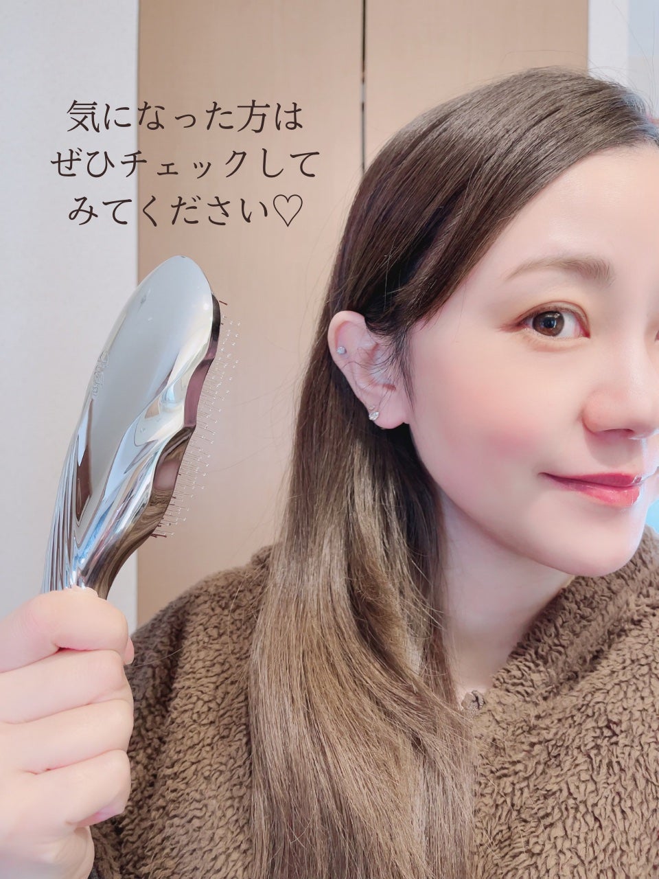 フレックスドライ パドルブラシ ピンク/ウェットブラシ/ヘアブラシを使ったクチコミ(10枚目)