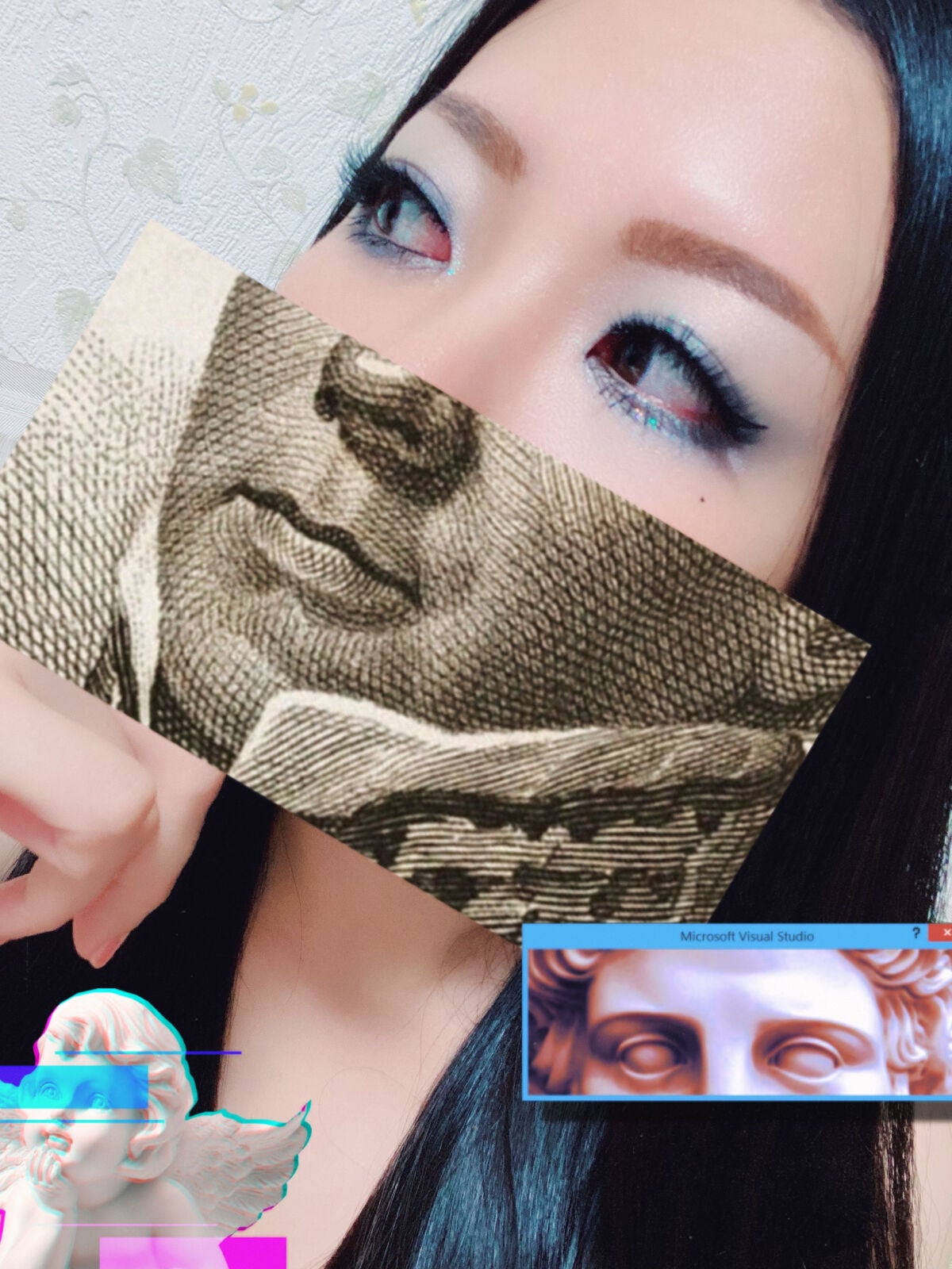 Cherry Love グリッター リキッドアイシャドウ/FlowerKnows/グリッターを使ったクチコミ(4枚目)