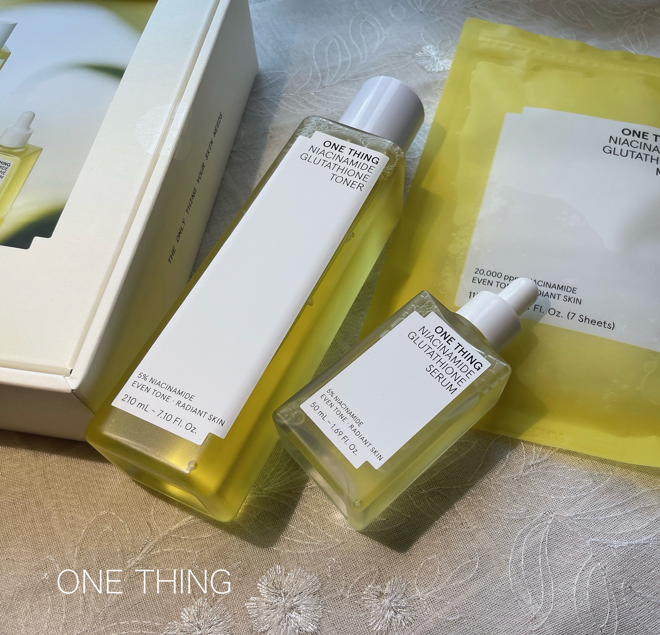 ナイアシンアミドグルタチオンセラム/ONE THING/美容液を使ったクチコミ（1枚目）