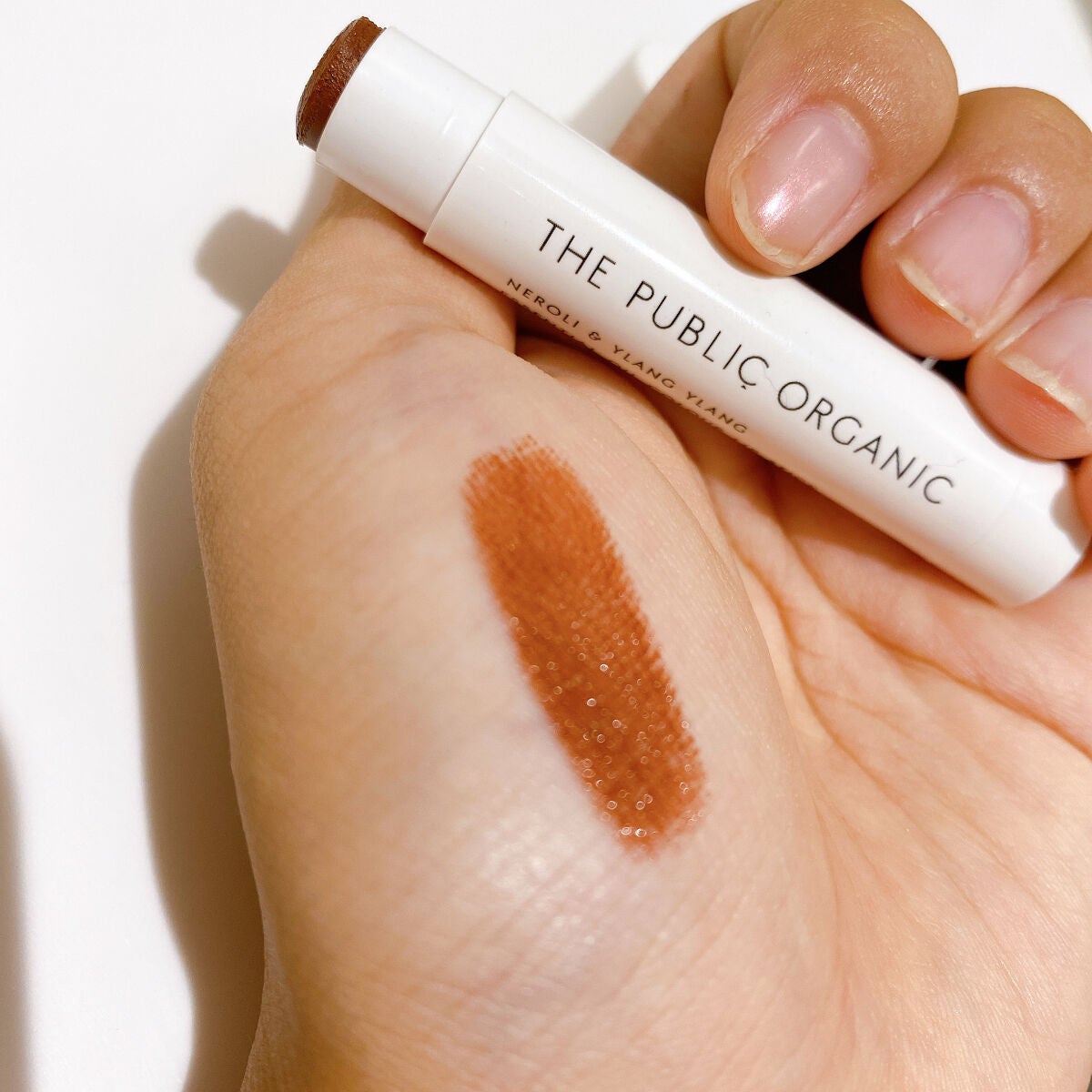 オーガニック認証 精油カラーリップスティック/THE PUBLIC ORGANIC/口紅を使ったクチコミ(4枚目)