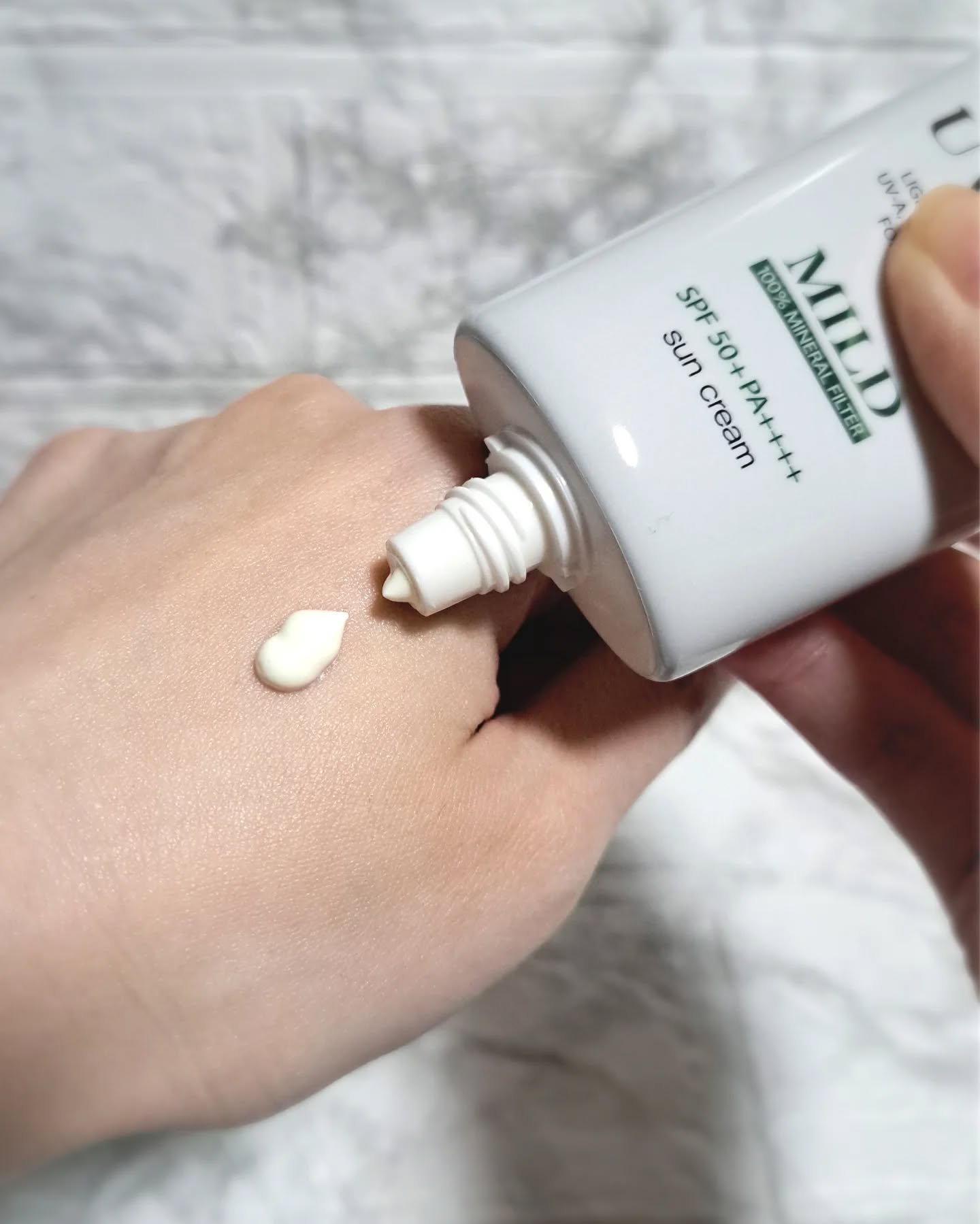 ウォータフルマイルドサンクリーム/ダルバ/日焼け止めクリームを使ったクチコミ（3枚目）