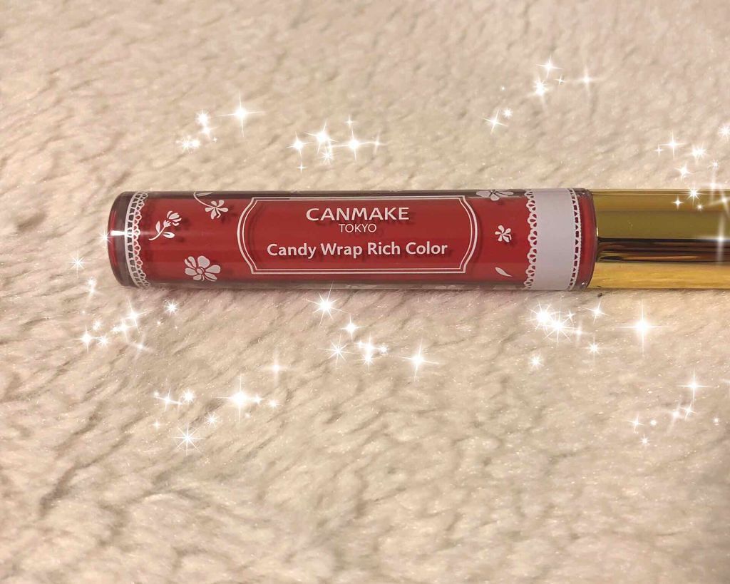 キャンディラップリッチカラー 04 ピーチレモネード/キャンメイク/リップグロスを使ったクチコミ（1枚目）