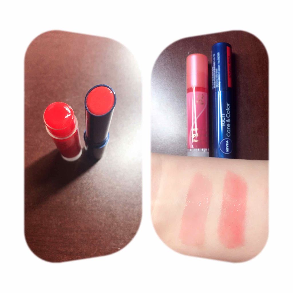 ニベア リッチケア＆カラーリップ/ニベア/リップクリームを使ったクチコミ（2枚目）