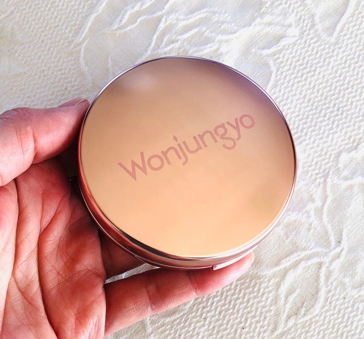 ウォンジョンヨ フィッティングクッション グロウ 01 ペールピンク/Wonjungyo/クッションファンデーションを使ったクチコミ（1枚目）