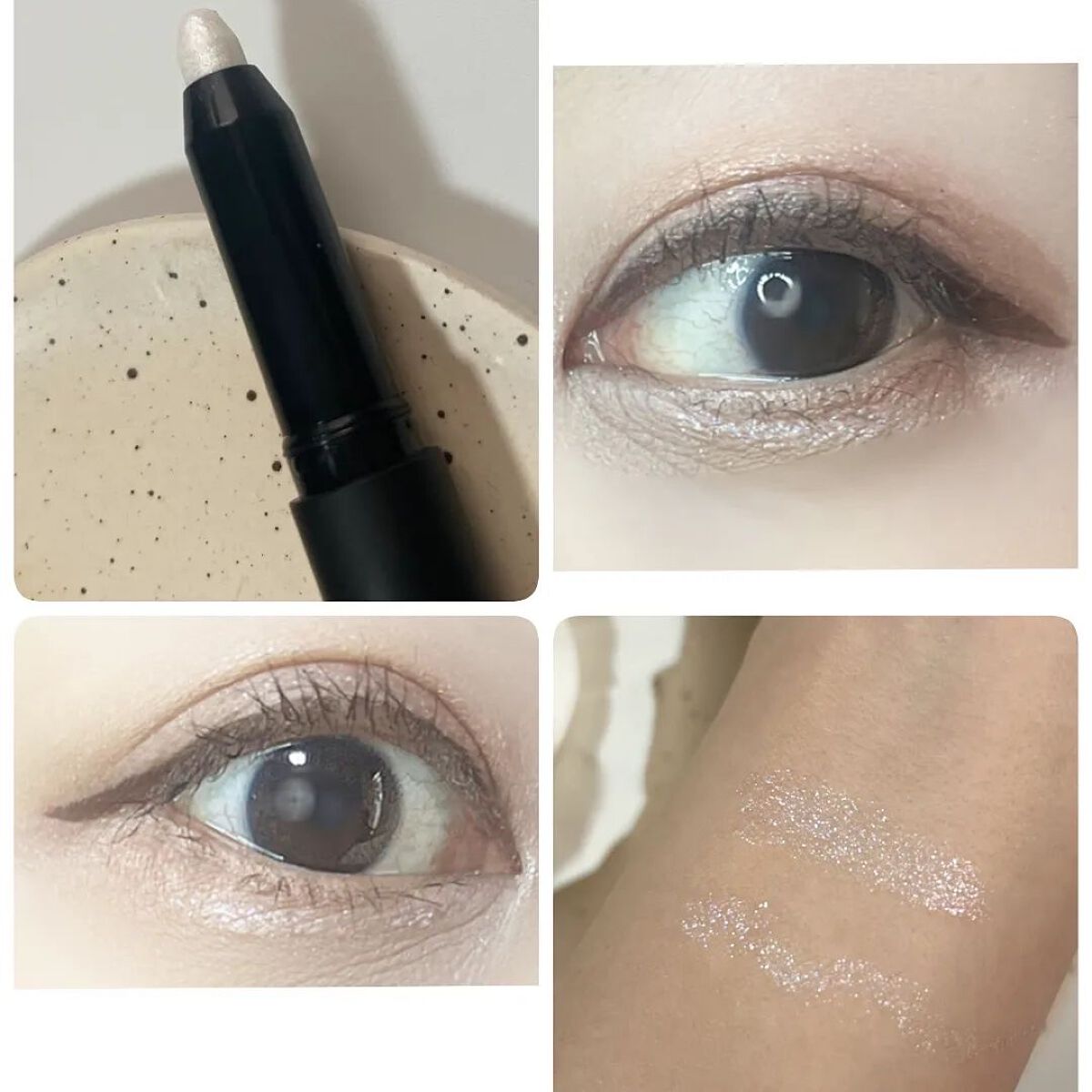 エーメイク グリッタースティック/A/mAke/グリッターを使ったクチコミ(3枚目)