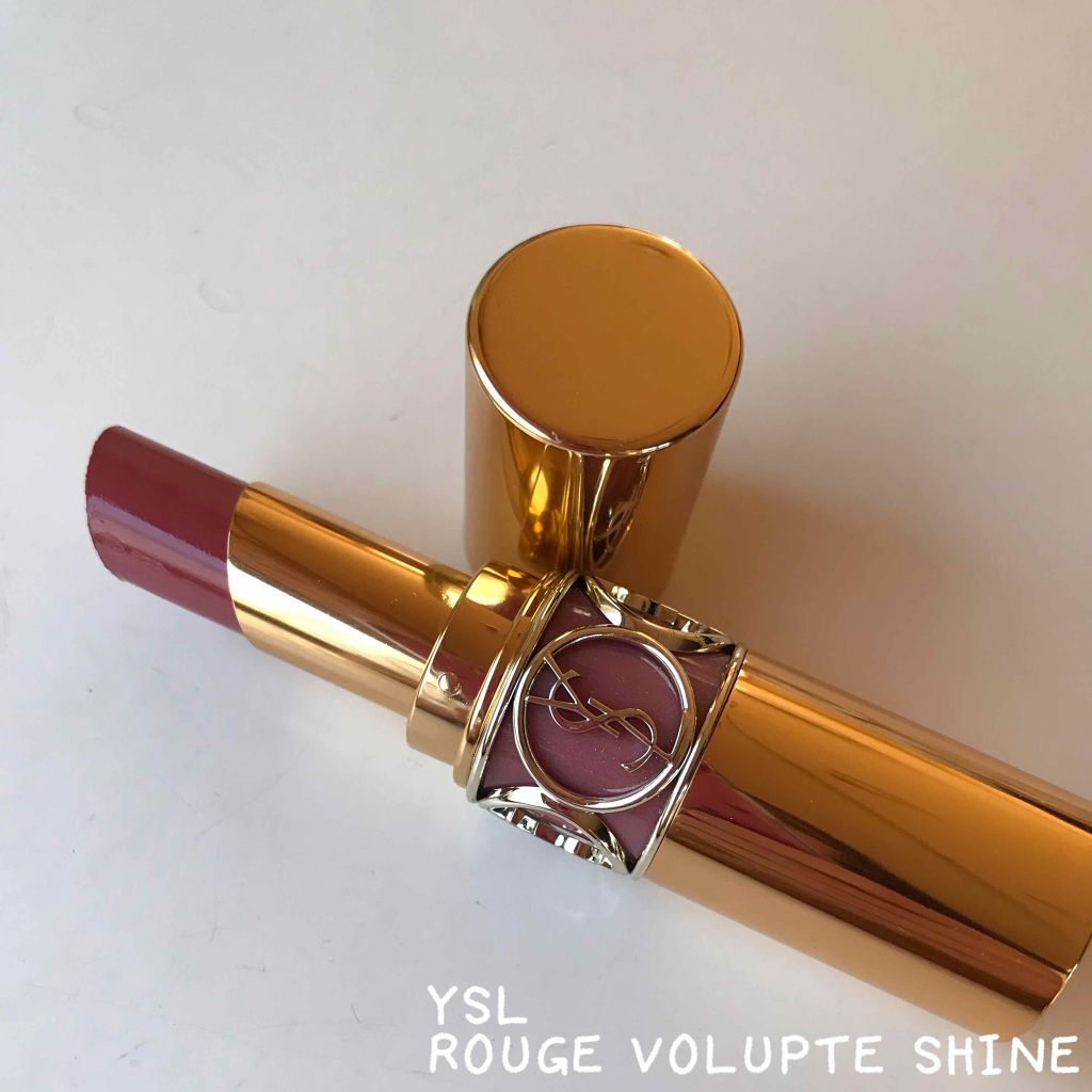 ルージュ ヴォリュプテ シャイン/YVES SAINT LAURENT BEAUTE/口紅を使ったクチコミ（1枚目）
