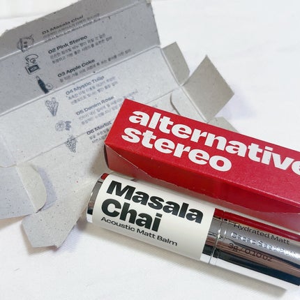 アコースティックマットバーム/alternativestereo/口紅を使ったクチコミ(4枚目)