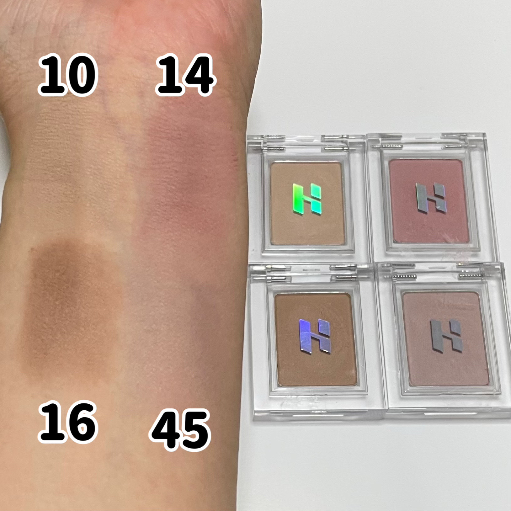 マイフェイブピースアイシャドウ/HOLIKA HOLIKA/単色アイシャドウを使ったクチコミ（2枚目）