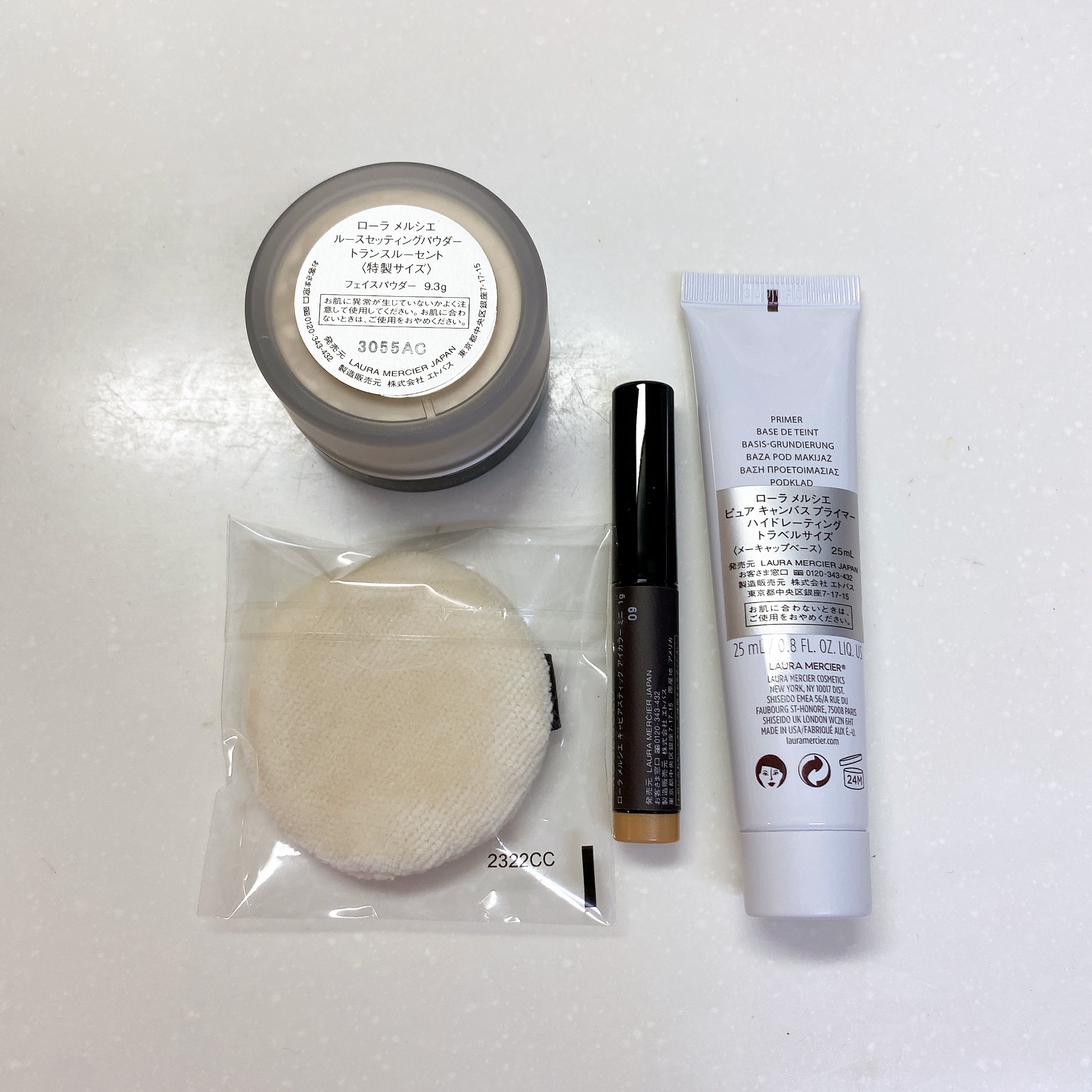 ミニヴェロアパフ/ローラ メルシエ/パフ・スポンジを使ったクチコミ（3枚目）