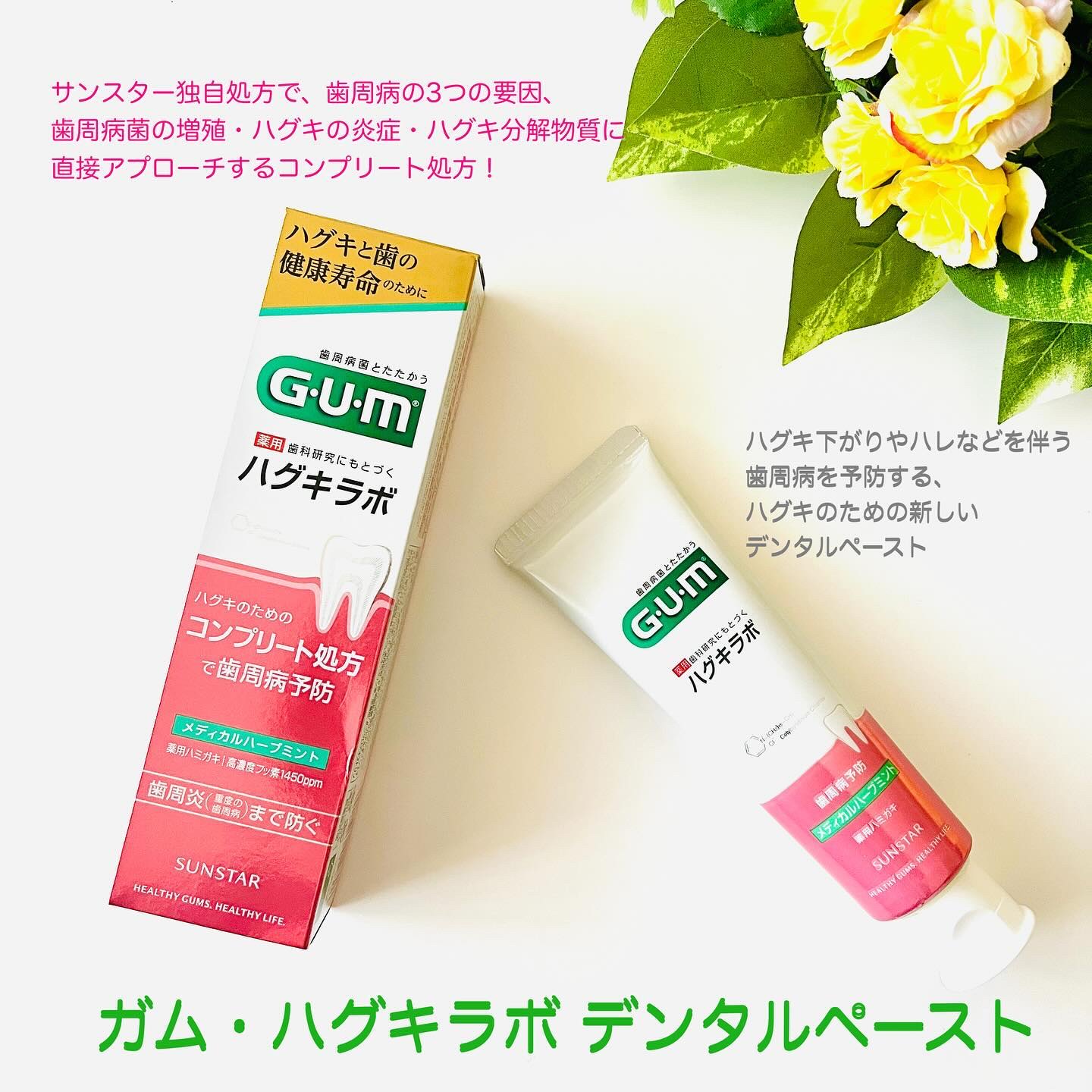 ガム・ハグキラボ デンタルペースト/GUM/歯磨き粉を使ったクチコミ（1枚目）