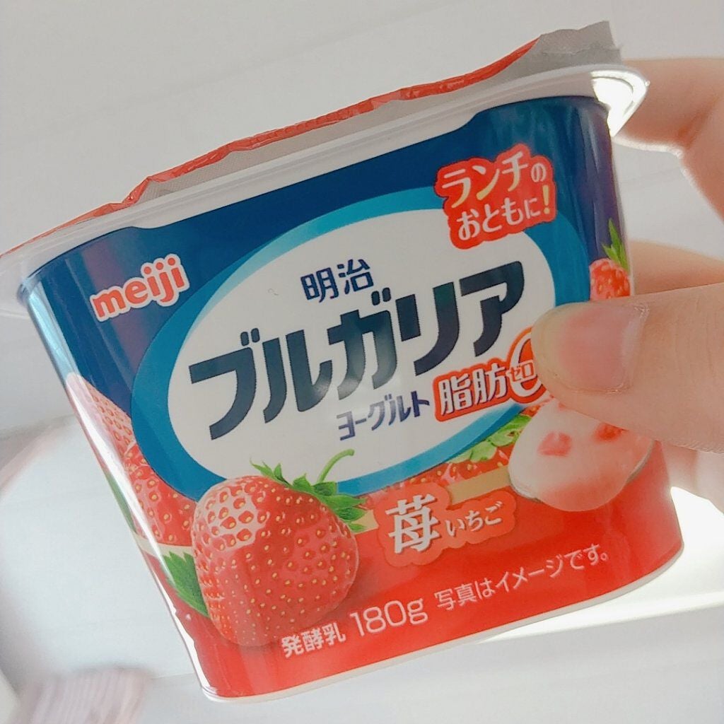 ブルガリアヨーグルト 脂肪0/明治/ヨーグルトを使ったクチコミ(1枚目)