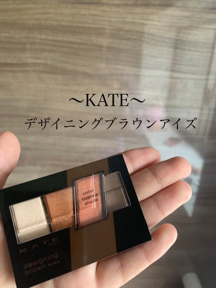デザイニングブラウンアイズ BR-2 コーラルブラウン/KATE/アイシャドウパレットを使ったクチコミ(1枚目)