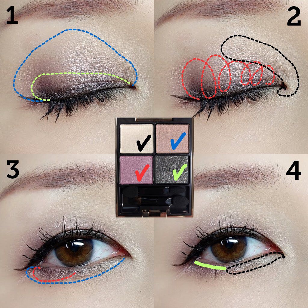 アイカラーレーション/LUNASOL/アイシャドウパレットを使ったクチコミ（3枚目）