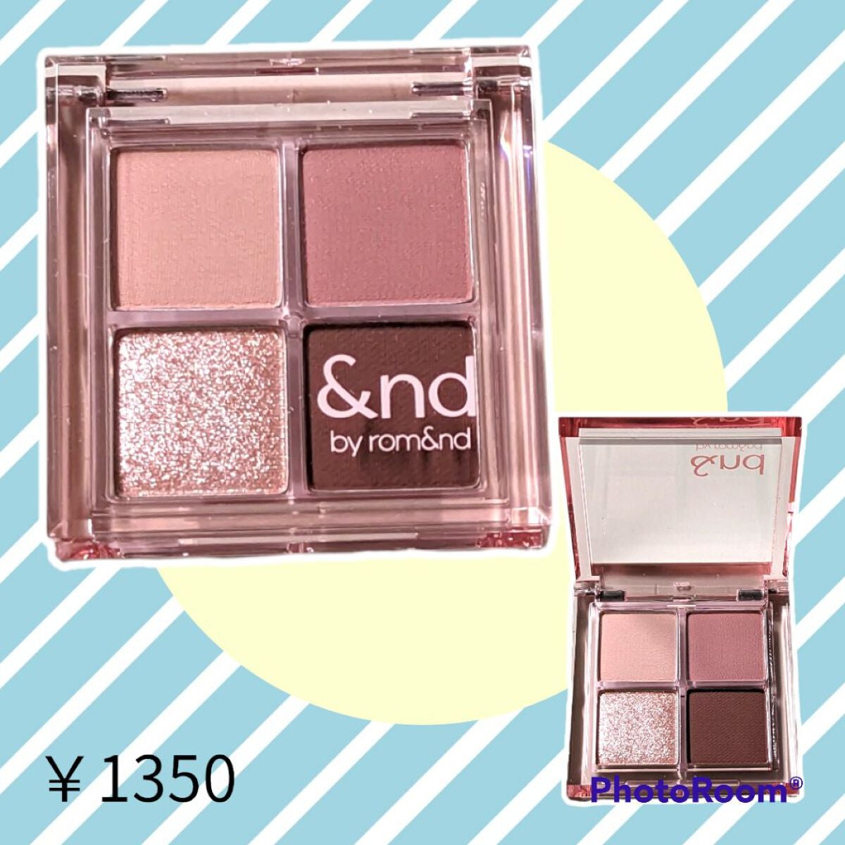 アンドバイロムアンド メロウアイパレット/&nd by rom&nd/アイシャドウパレットを使ったクチコミ(1枚目)