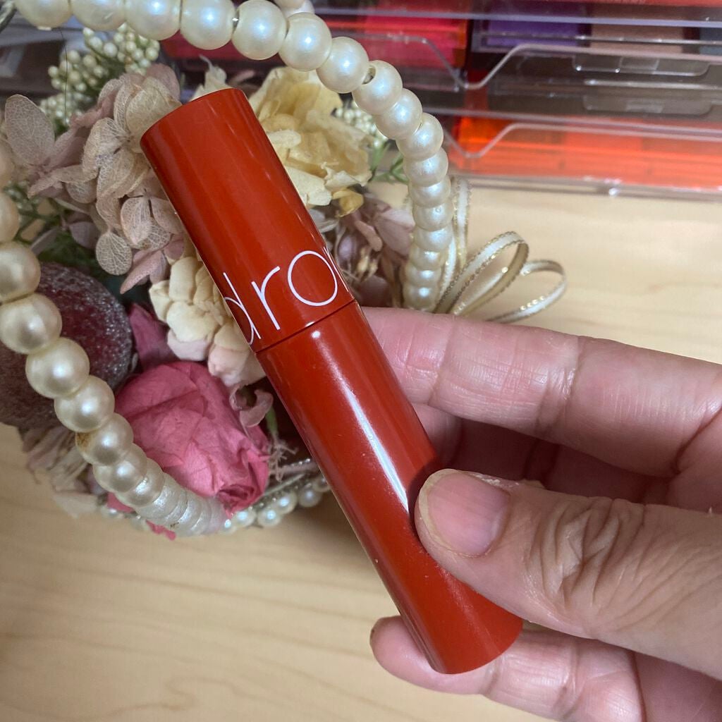 ジューシーラスティングティント/rom&nd/リップティントを使ったクチコミ(1枚目)