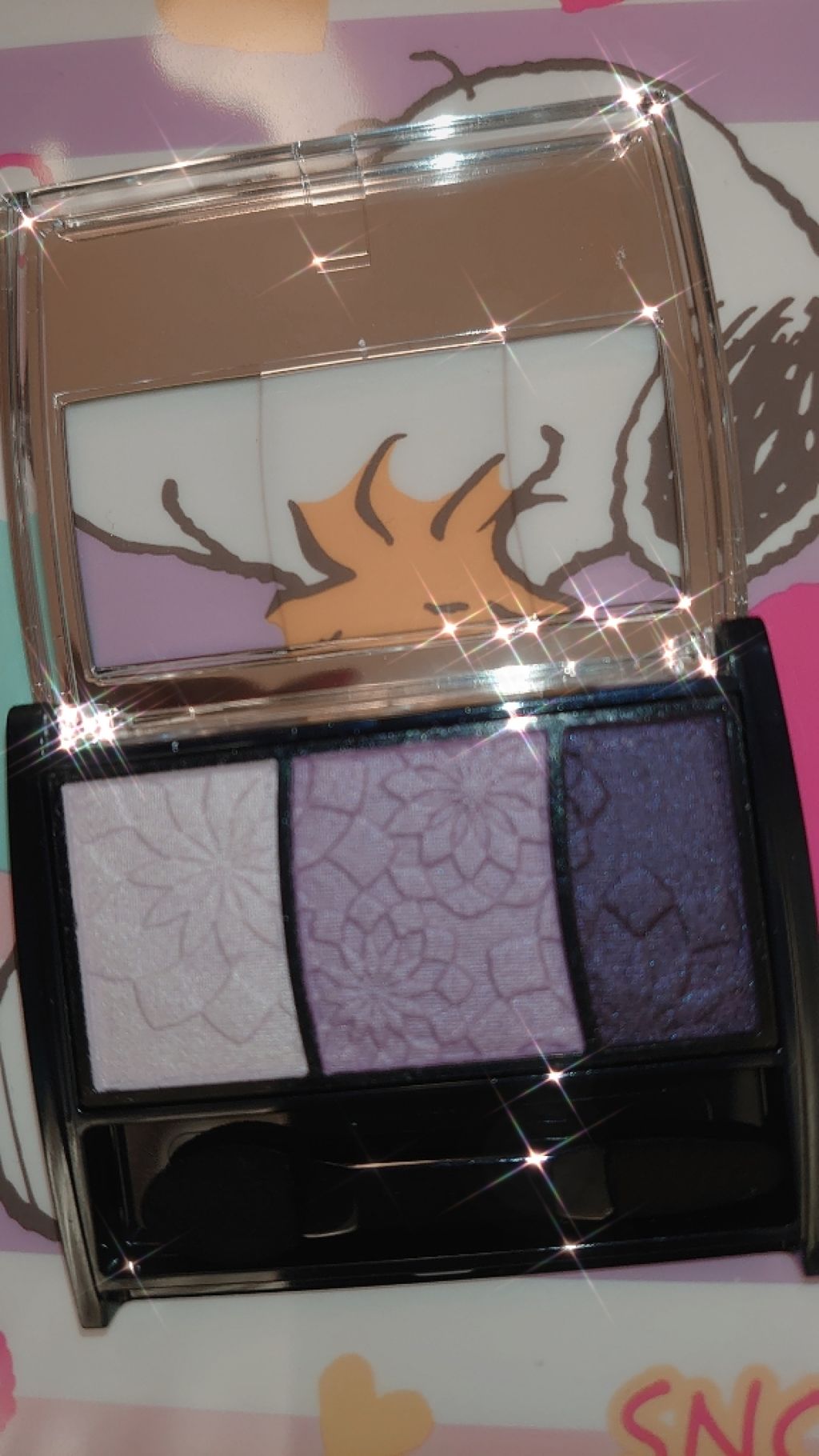 グラデカラーアイシャドウ/media/アイシャドウパレットを使ったクチコミ（2枚目）