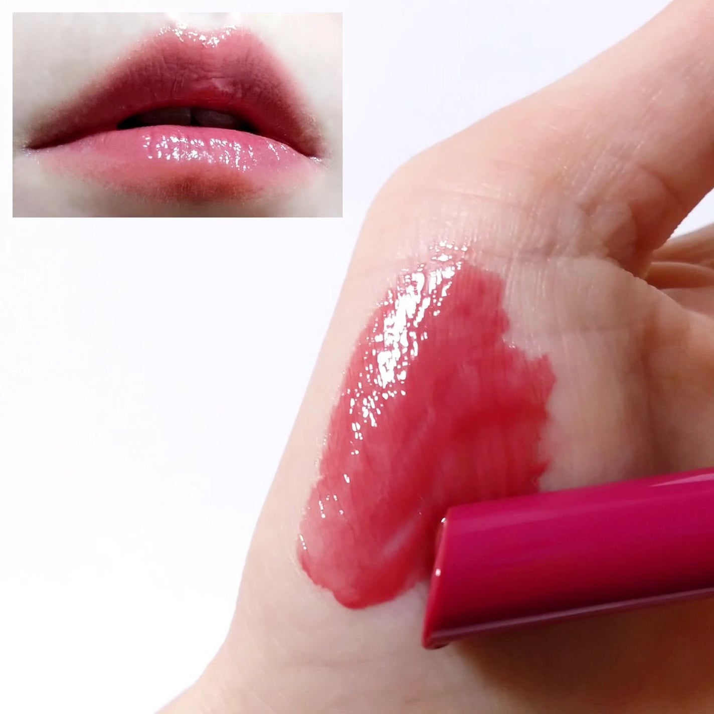 ウォーターグローメルティングバーム/INGA/口紅を使ったクチコミ(4枚目)