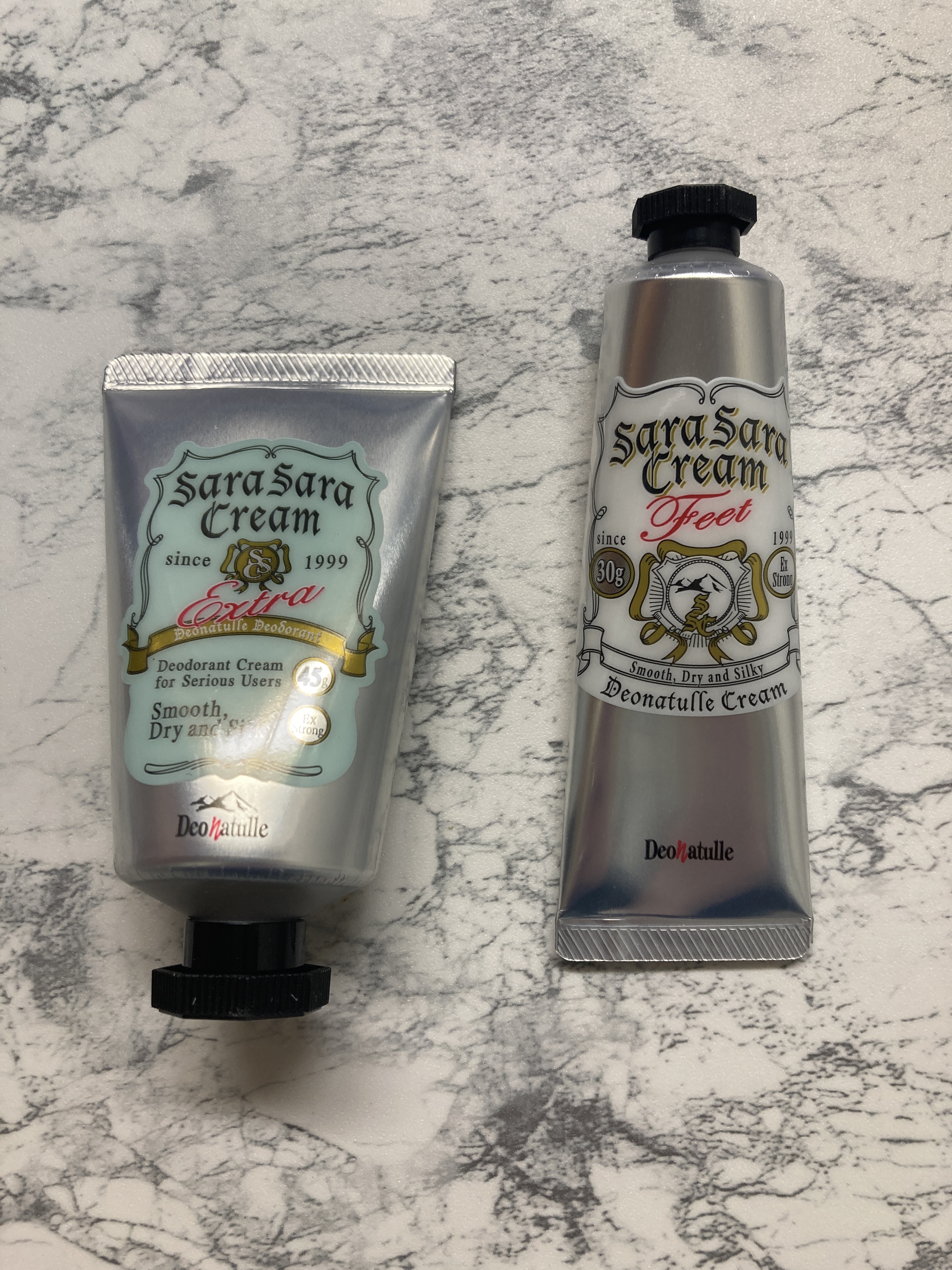 薬用足指さらさらクリーム/デオナチュレ/デオドラント・制汗剤を使ったクチコミ（3枚目）