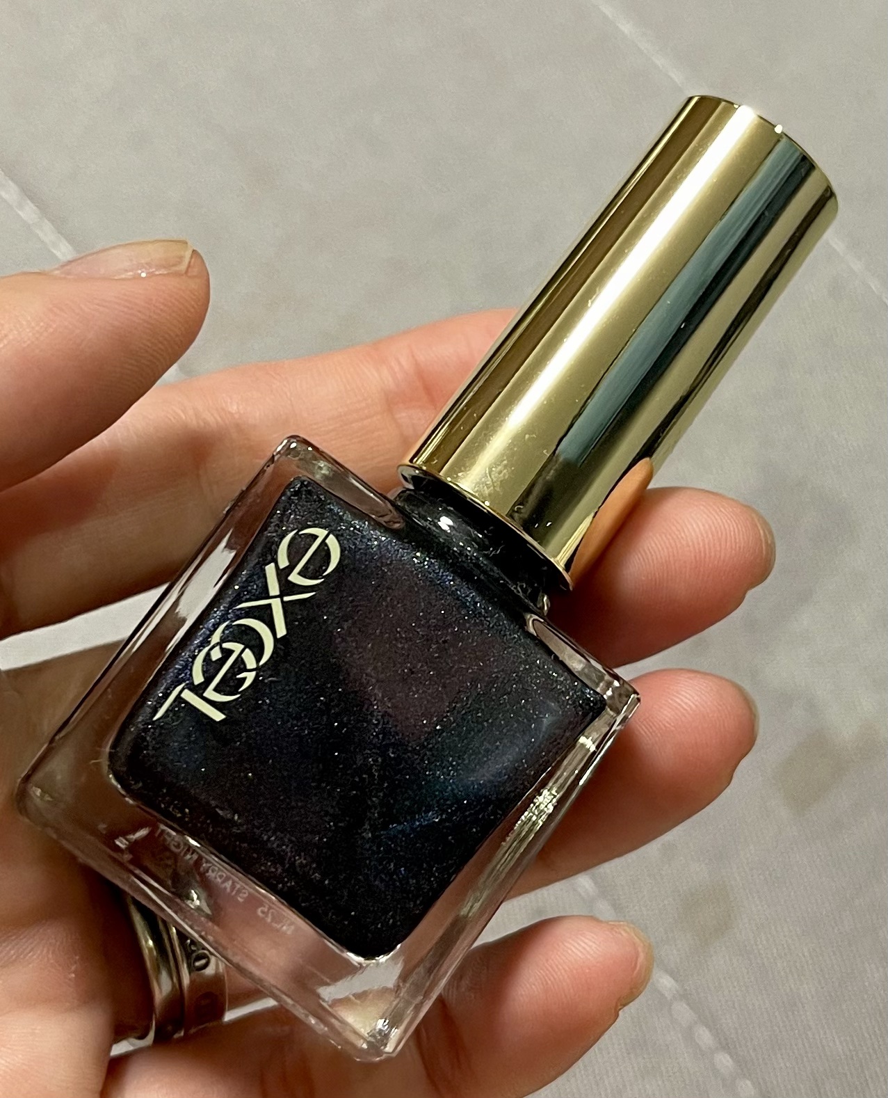 エクセル ネイルポリッシュ N NL25 スターリーナイト/excel/マニキュアを使ったクチコミ（1枚目）