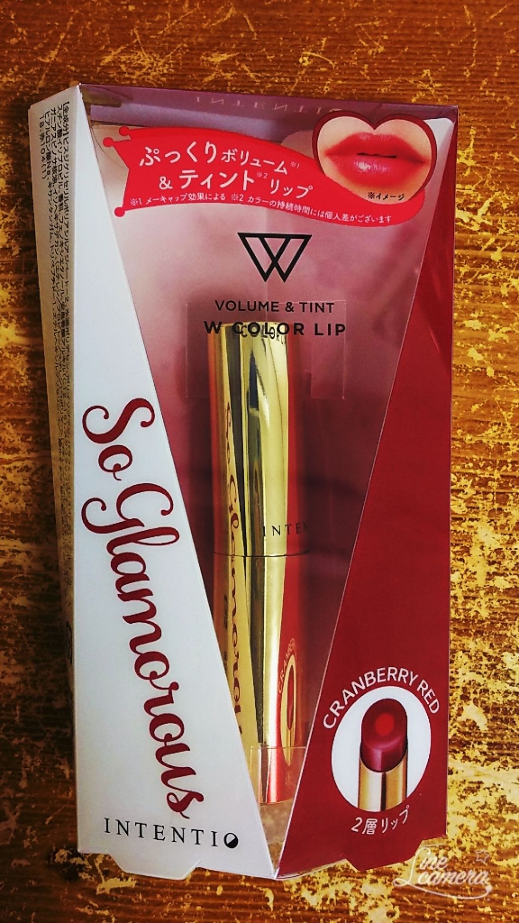 ダブルカラーリップティントA/INTENTIO/リップティントを使ったクチコミ（2枚目）