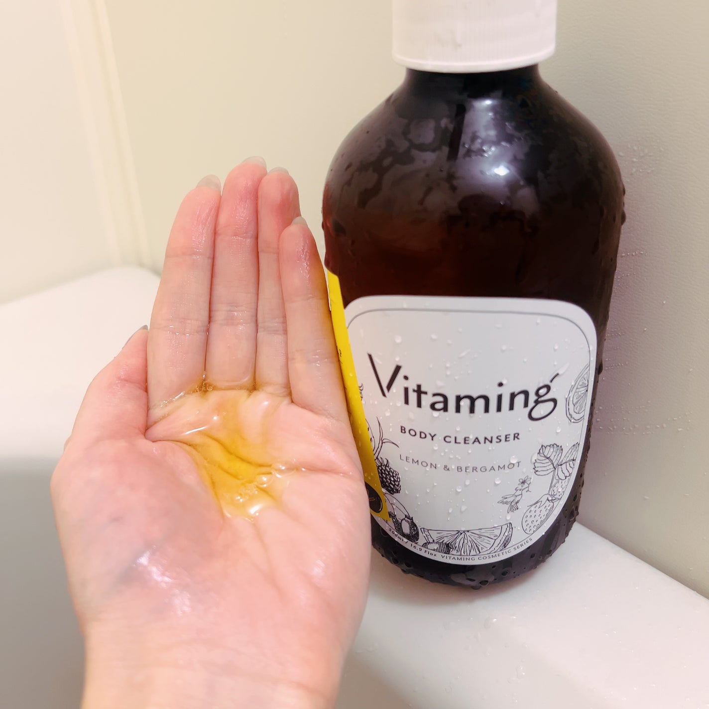 リフレッシングボディソープ(レモン&ベルガモットの香り)/Vitaming/ボディソープを使ったクチコミ(4枚目)