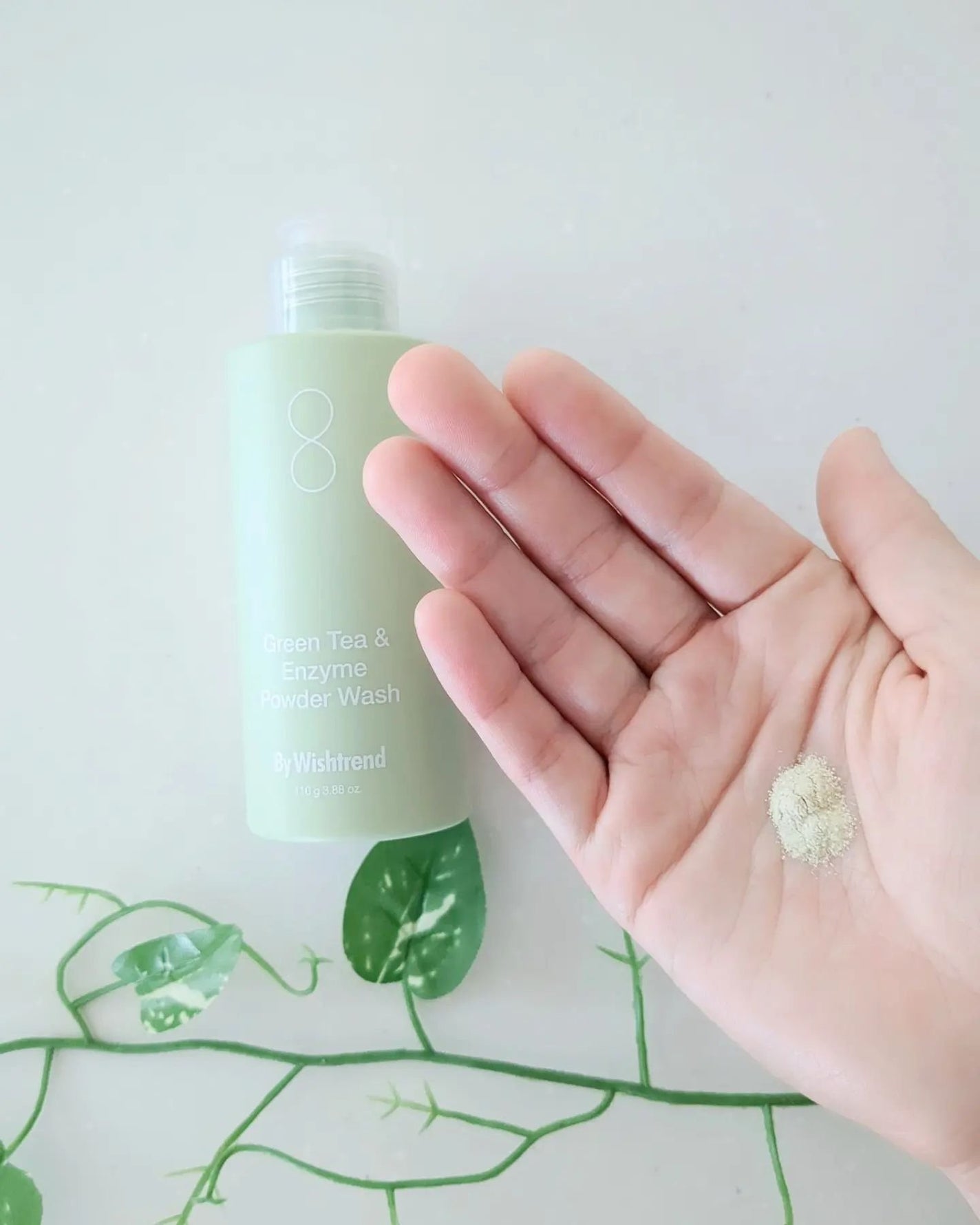 グリーンティー&エンザイムパウダーウォッシュ/By Wishtrend/洗顔パウダーを使ったクチコミ(2枚目)