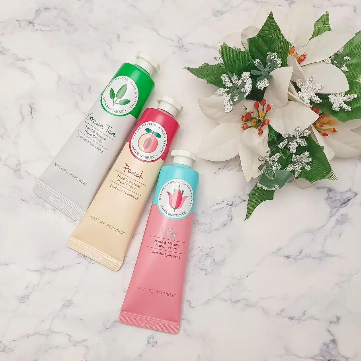 ハンドクリーム(ピーチ)/ネイチャーリパブリック/ハンドクリームを使ったクチコミ（1枚目）