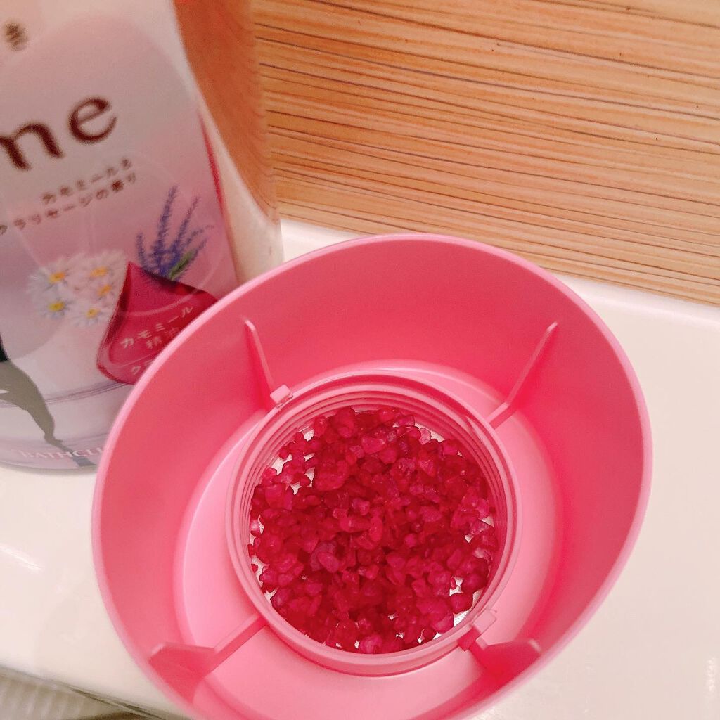 Ayur Time（アーユルタイム） カモミール＆クラリセージの香り 720g/アーユルタイム/無機塩系入浴剤を使ったクチコミ（2枚目）