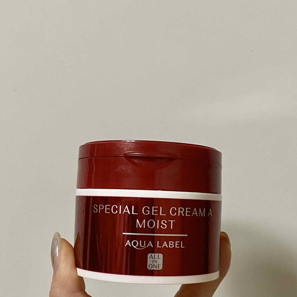 スペシャルジェルクリーム(モイスト)/アクアレーベル/オールインワン化粧品を使ったクチコミ(2枚目)
