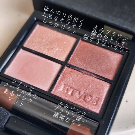 ミネラルクラッシィシャドー/エトヴォス/アイシャドウパレットを使ったクチコミ(2枚目)