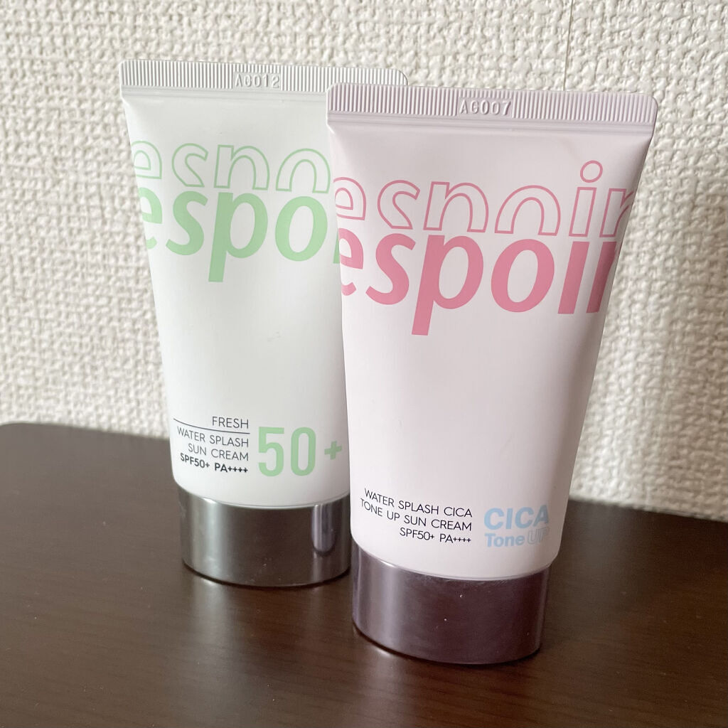 ウォータースプラッシュサンクリーム/espoir/日焼け止め・UVケアを使ったクチコミ（1枚目）