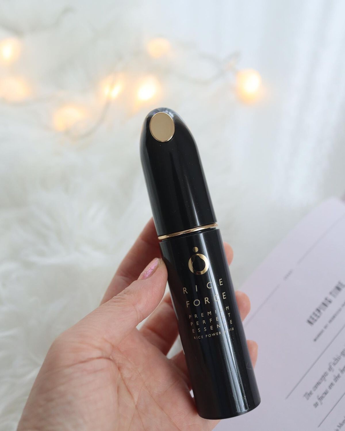 ライスフォース プレミアムパーフェクトエッセンスのクチコミ「ライスフォース プレミアムパーフェクトエッセンス✨
⁡
⁡
ライスフォースの薬用湿潤美容液だよ.....」（2枚目）