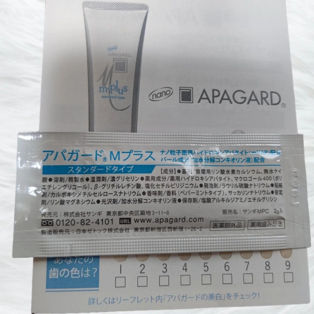 アパガードMプラス/アパガード/歯磨き粉を使ったクチコミ(2枚目)